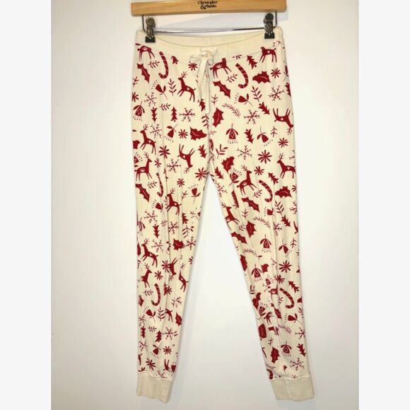 Hanna Andersson Women's 2PC holiday Christmas Pajamas Size Small - flawed - Picture 3 of 14